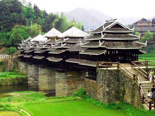 sanjiang wind and rain bridge